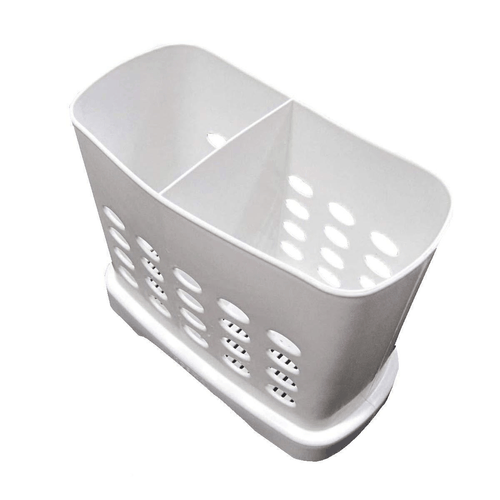 2 Divided Cutlery Storage Holder Spoon Chopsticks Basket Kitchen Organizer