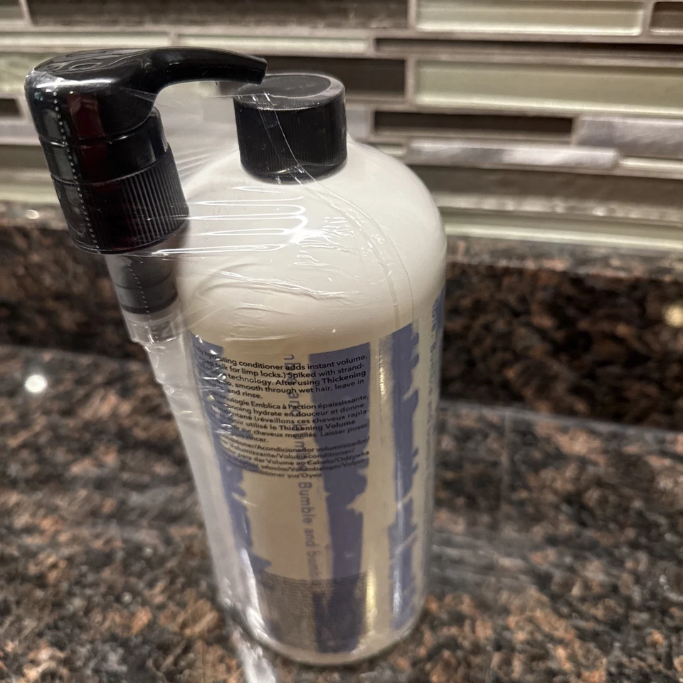 NUEVO Acondicionador de volumen espesante Bumble and Bumble con bomba 33,8 oz/sellado Foto 3 de 4