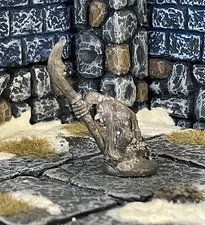 Classic GOBLIN w/ HALBERD metal D&D Daggerheart Pathfinder vintage lead OOP BQ25