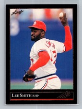 1992 Leaf #254 Lee Smith Black Gold St. Louis Cardinals