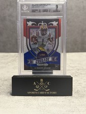 2021 Panini Prizm Draft Picks Red White and Blue #162 Jamarr Chase