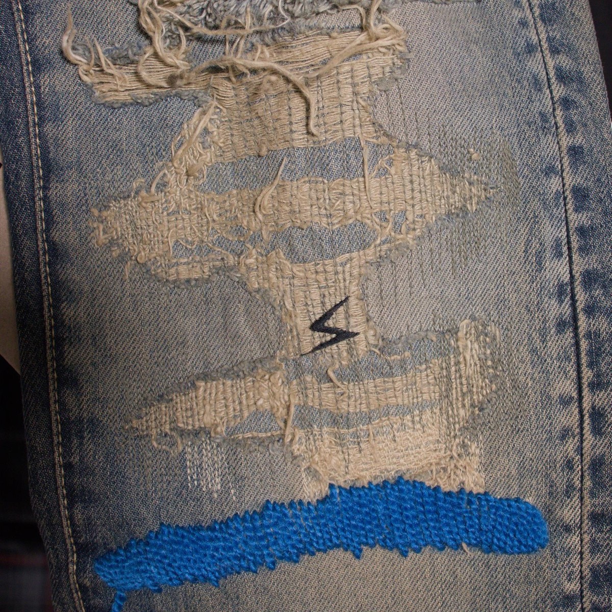 SS10 Undercover Blue Yarn 68 Denim | eBay