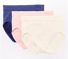 Breezies Smooth Elegance Seamless Set of 3 Briefs 1X Basic A275799