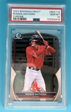 Roman Anthony (RC) 2023 Bowman Draft Chrome #BDC112 PSA 10