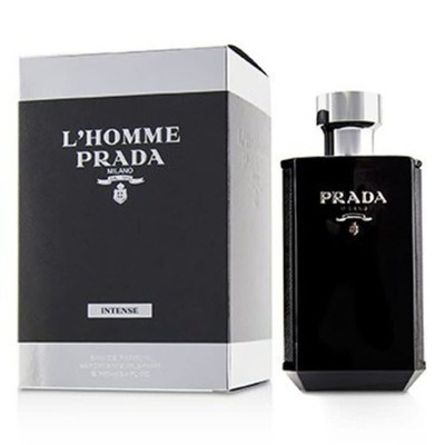 Prada L'Homme Intense Eau De Parfum Spray 3.3 Oz For Men | Fresh Woody Fragrance