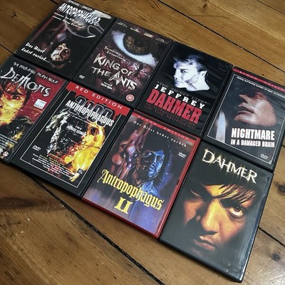 DVD Konvolut HORROR GIALLO GRUSEL JOE D Amato George Eastman Demons Ants