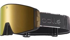 Bolle Blackridge Snow Goggles, Brushstroke Matte Frame, Gold Lens