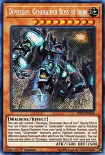 Yu-Gi-Oh TCG MYFI-DE029 SE Dovelgus, Generaider Boss of Iron Mystic Fighters