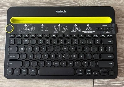 ogitech K480 Multi-Device Bluetooth Keyboard Black Wireless New No Box