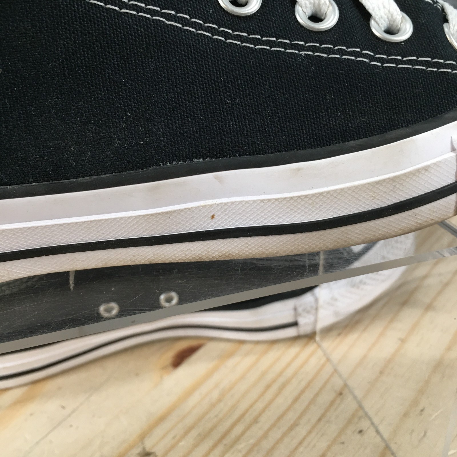 Converse Chuck Taylor All Star Shoes Mens 7 Womens 9 Low Sneakers M9166C Black thumbnail 5