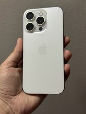 Apple iPhone 15 Pro - 128 GB - White Titanium (Unlocked) for sale