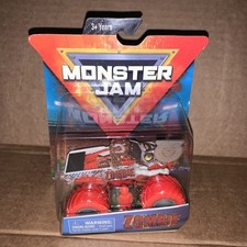 2019 Monster Jam Zombie With Red Wheels New