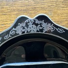 National Silver Co. Black Amethyst with Sterling Silver Overlay Serving Trays — photo 3