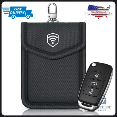 Ninitch Faraday Key Fob Pouch - Signal Blocking RFID Protector Case