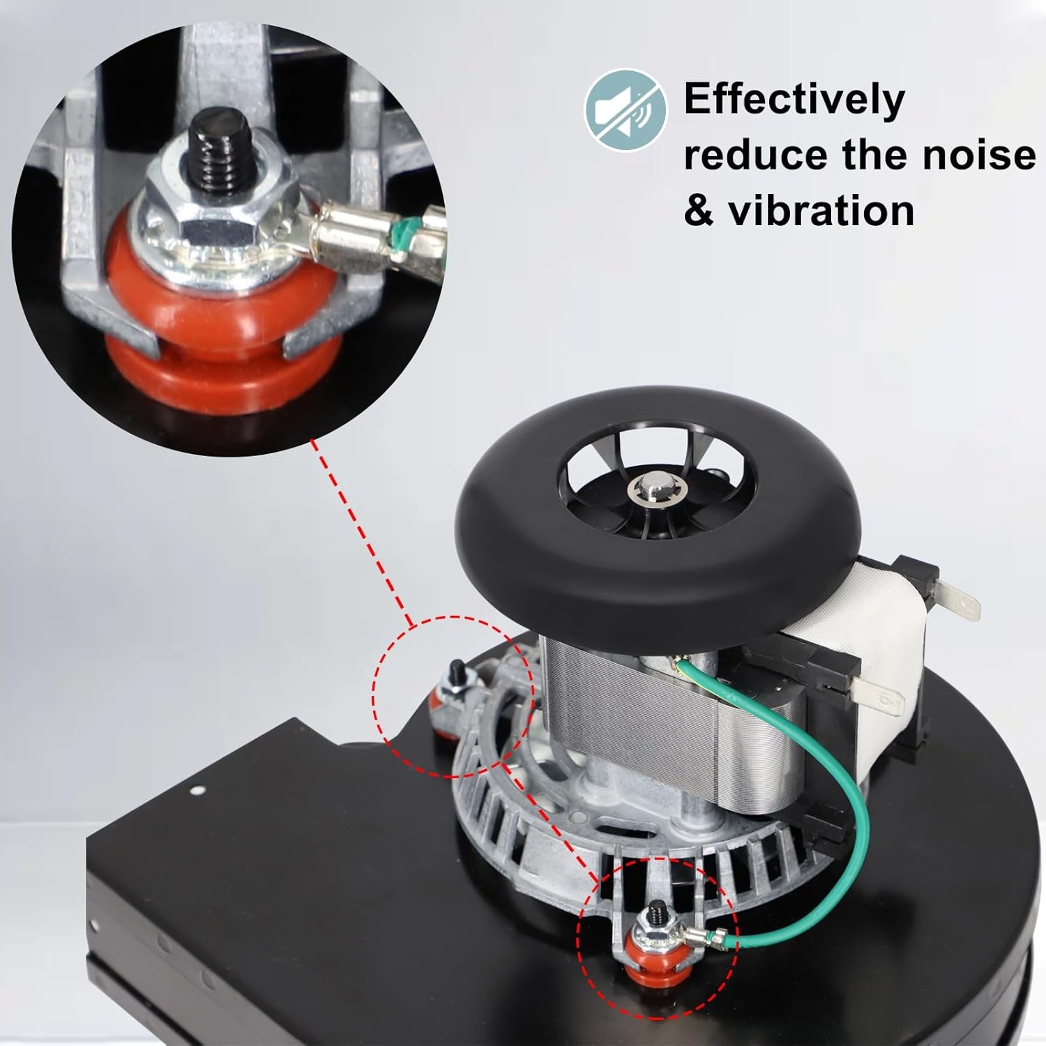 Replacement for Jakel J238-112-11258 Furnace Draft Inducer Blower Fan Motor New