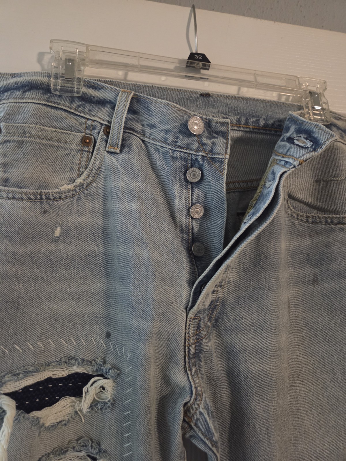 LEVI'S 501 Button Fly Patch 150th Anniversary Dis… - image 5