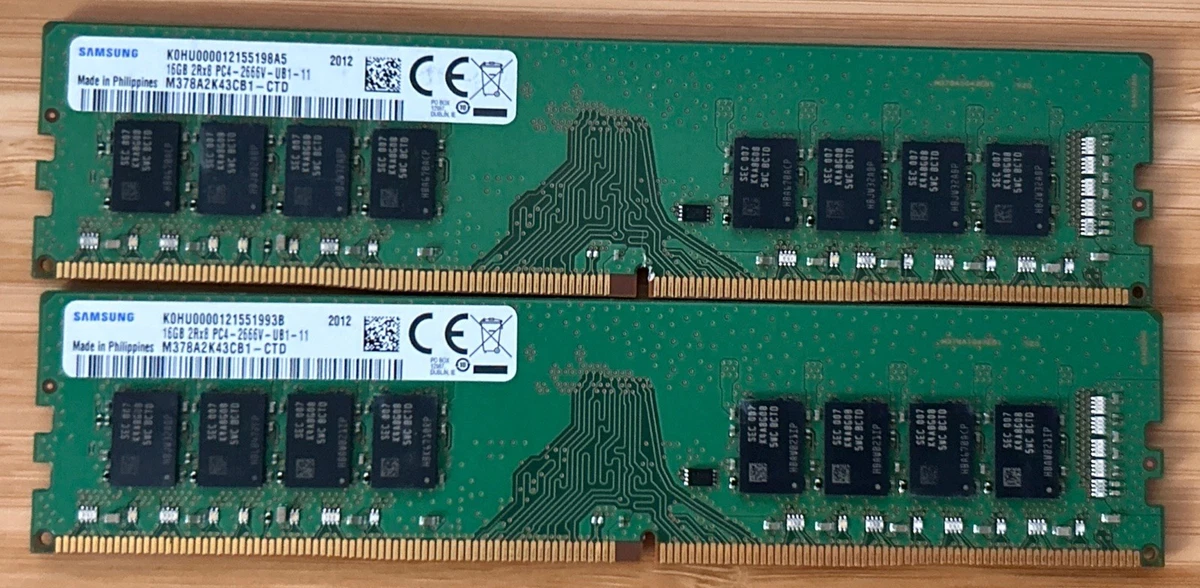 Samsung DDR4 SDRAM 16 GB Capacity per Module Memory (RAM) Just Samsung DDR4 SDRAM 16 GB Capacity per Module Memory (RAM) Just