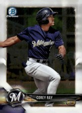2018 Bowman Chrome #BCP97 Corey Ray Prospects