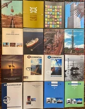 Occidental Petroleum Annual Reports * Lot of 16 * 1962 thru 1994 