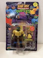 TMNT Captain Kirk Leonardo Star Trek Action Figure Playmates Vintage 1994