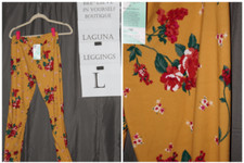 NWT honey and lace laguna leggings size large  1000000702