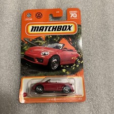 Volkswagen Beetle 2019 Matchbox 1/64 convertible coche diecast nuevo en equipamiento B187