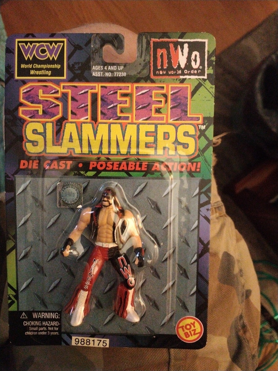 WCW TOY BIZ STEEL SLAMMERS MACHO MAN RANDY SAVAGE. Never Been