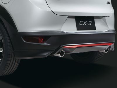 Mazda CX3 2015> Heckunterschweller fertiggestellt mit Mazda einzigartiger roter Lackierung