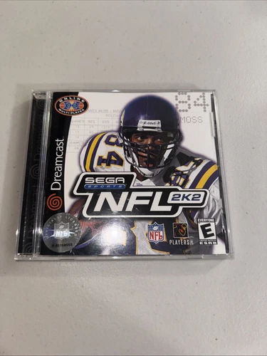 NFL 2K2 for Sega Dreamcast Sega Sports ~ CIB Game Disc, Manual, Casing ~ Tested
