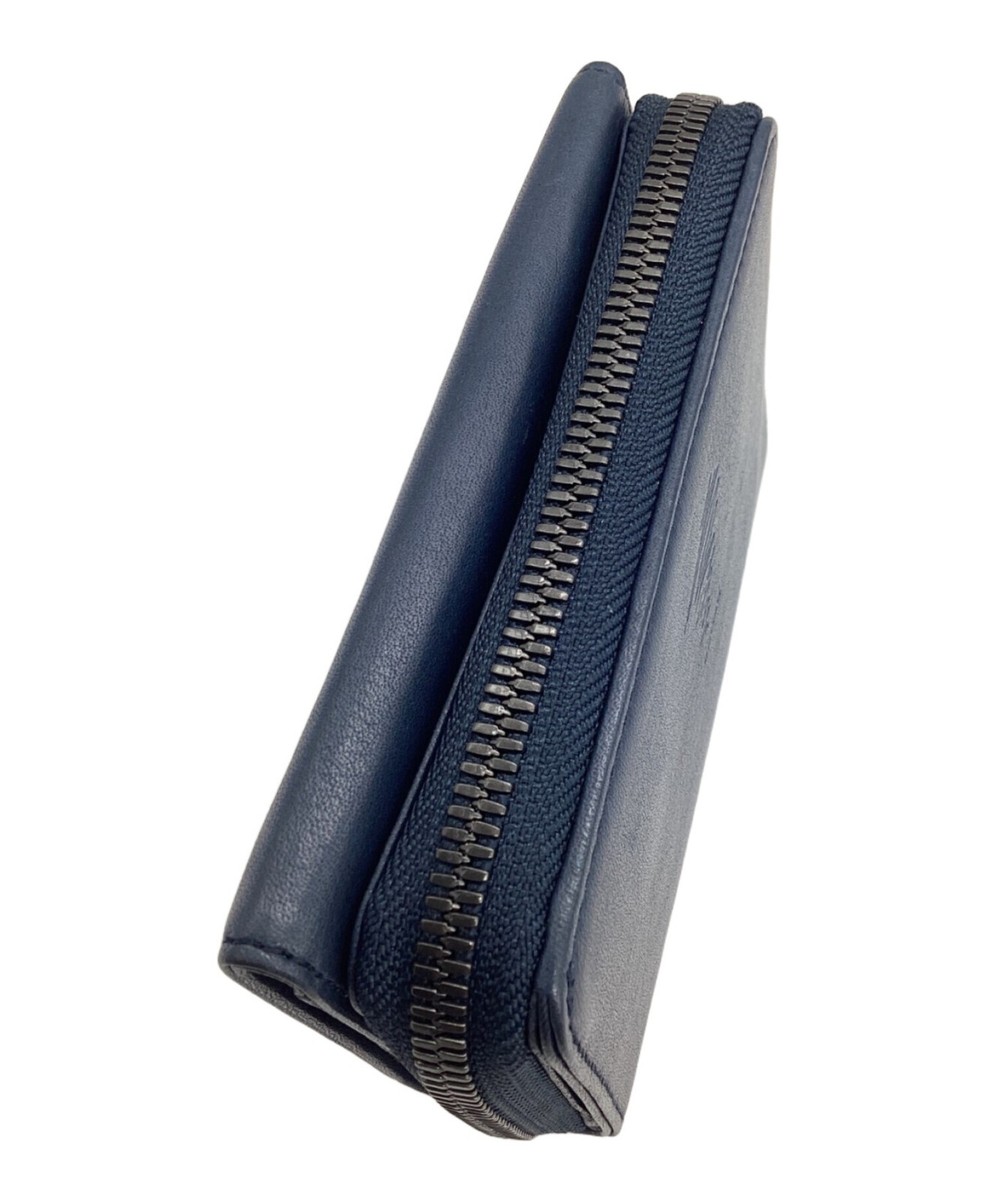 discord YOHJI YAMAMOTO Bi-fold Wallet Unisex Navy Leather good