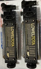 2 LoT Lowel Tota Light -NO CORD :No Frosted Bulb 3852582 Type 1 LowelTota