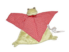 WIE NEU* IKEA FROSCH SCHMUSETUCH FABLER GRODA KUSCHELTUCH Schnuffeltuch rot grün