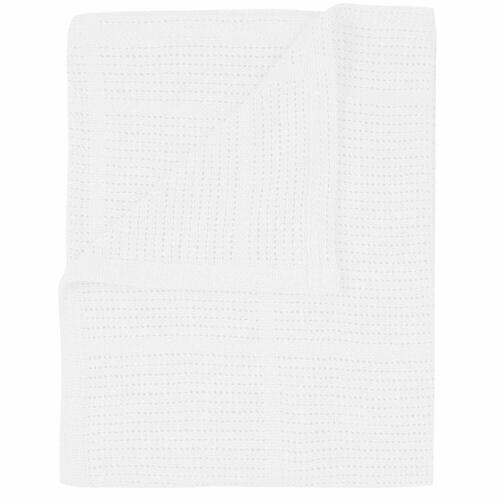 Manta unisex celular extra suave para bebé 100 % algodón para cuna cochecito Moses cesta - Imagen 2 de 5
