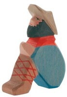 Ostheimer Hirte Sitzend Spielfigur Holzfigur Krippenfigur 40503