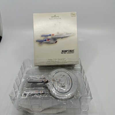 Hallmark Keepsake Future USS Enterprise Star Trek The Next Generation Ornament