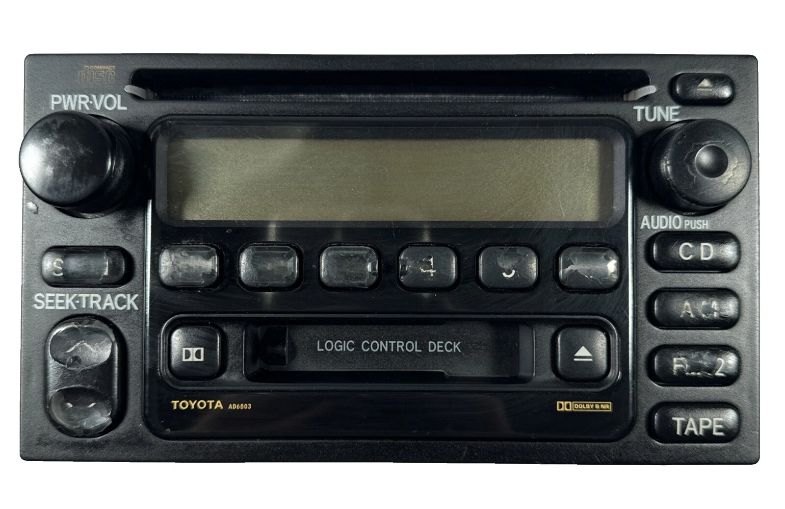 Reproductor de CD y casete Car Audio In-Dash units cara desmontable