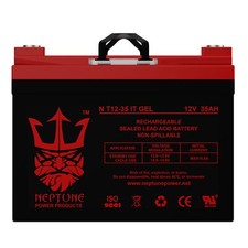 Neptune 12V 35AH GEL SLA Battery for John Deere Tractor Riding Mower