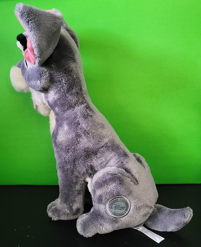 Disney Store Lady and The Tramp 13” Tramp Plush Dog Stuffed Animal Gray - Picture 4 of 7