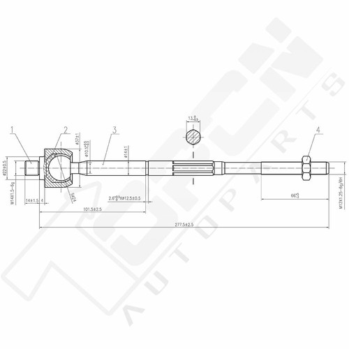 8pcs Front Lower Control Arms Tie Rods Sway Bars Kit For Nissan Sentra 1995-1999 - Picture 4 of 12