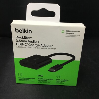 Charge Adapter Belkin Type C To Usb Authentic Belkin Rockstar