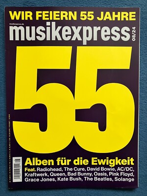 MUSIKEXPRESS 8/2024 ++ Radiohead The Cure David Bowie AC/DC Pink Floyd Kate Bush