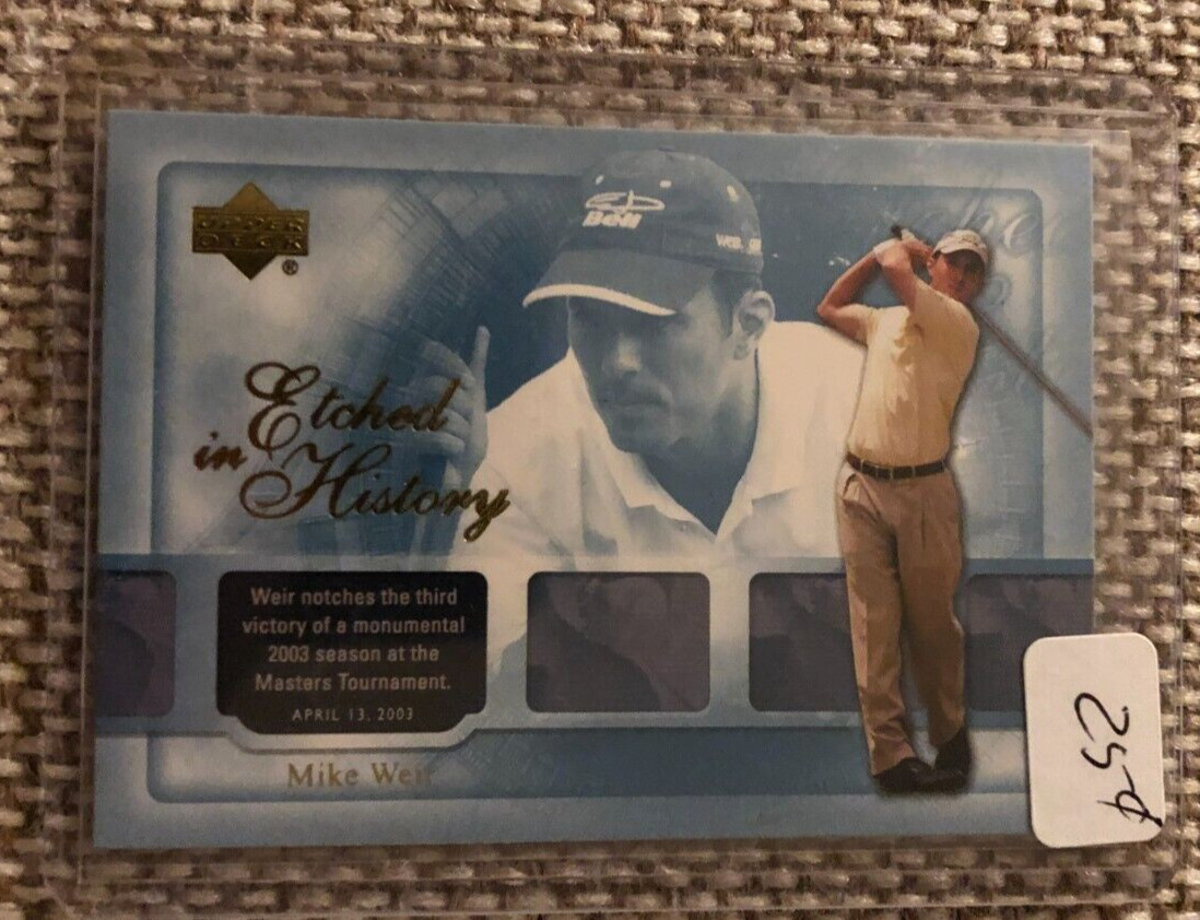 2004 upper deck #44 Mike Weir