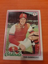 Ted Simmons 1978 Topps Baseball 380 St. Louis Cardinals card