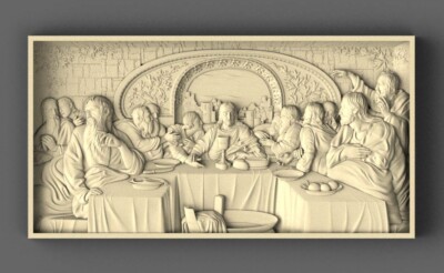 STL 3d design of Last Supper