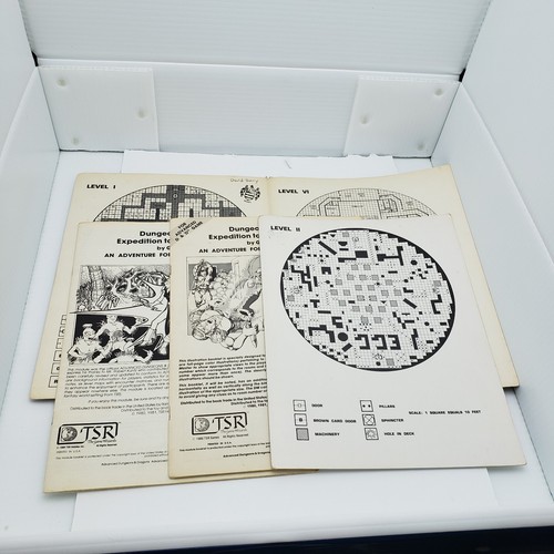 Expedition to the Barrier Peaks AD&D Module S3 1st Ed TSR with Booklet Vintage - Picture 13 of 17