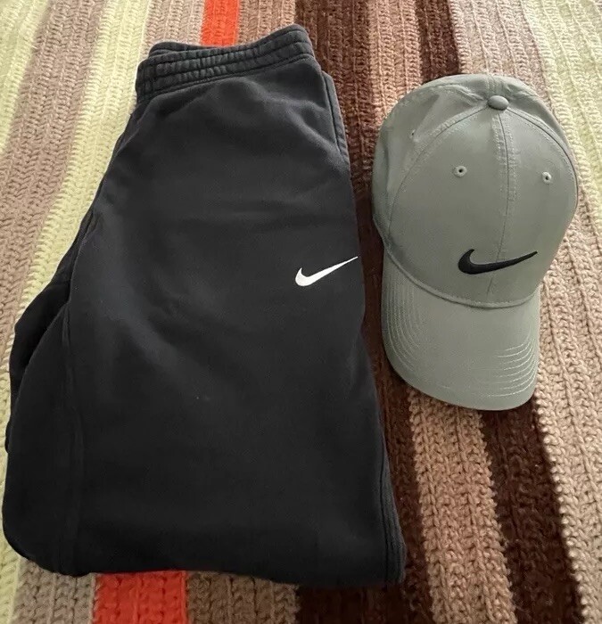 Nike Joggers Pant, Medium and Nike Legacy91 Dri-Fit Hat-image