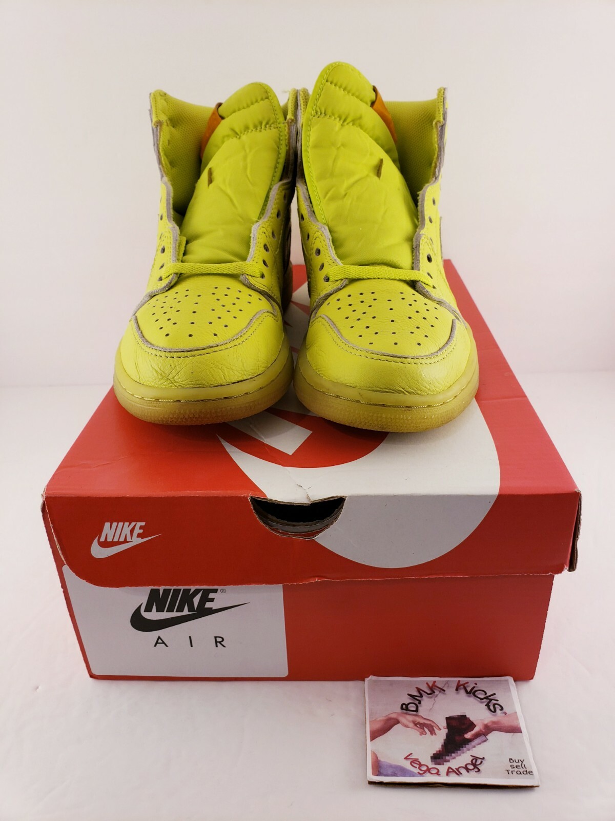 Rare Promo Nike Air Jordan 1 Retro High Og Cyber Gato… Gem