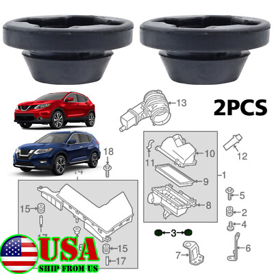 3Pcs Air Cleaner Intake Mounting Rubber Grommet For Nissan Altima NV200 Maxima