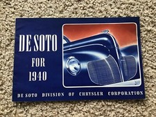 1940s  De Soto original dealership sales handout.