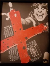 Ozzy Osbourne Speak Of The Devil Rare Original Promo Poster Ad Framed!